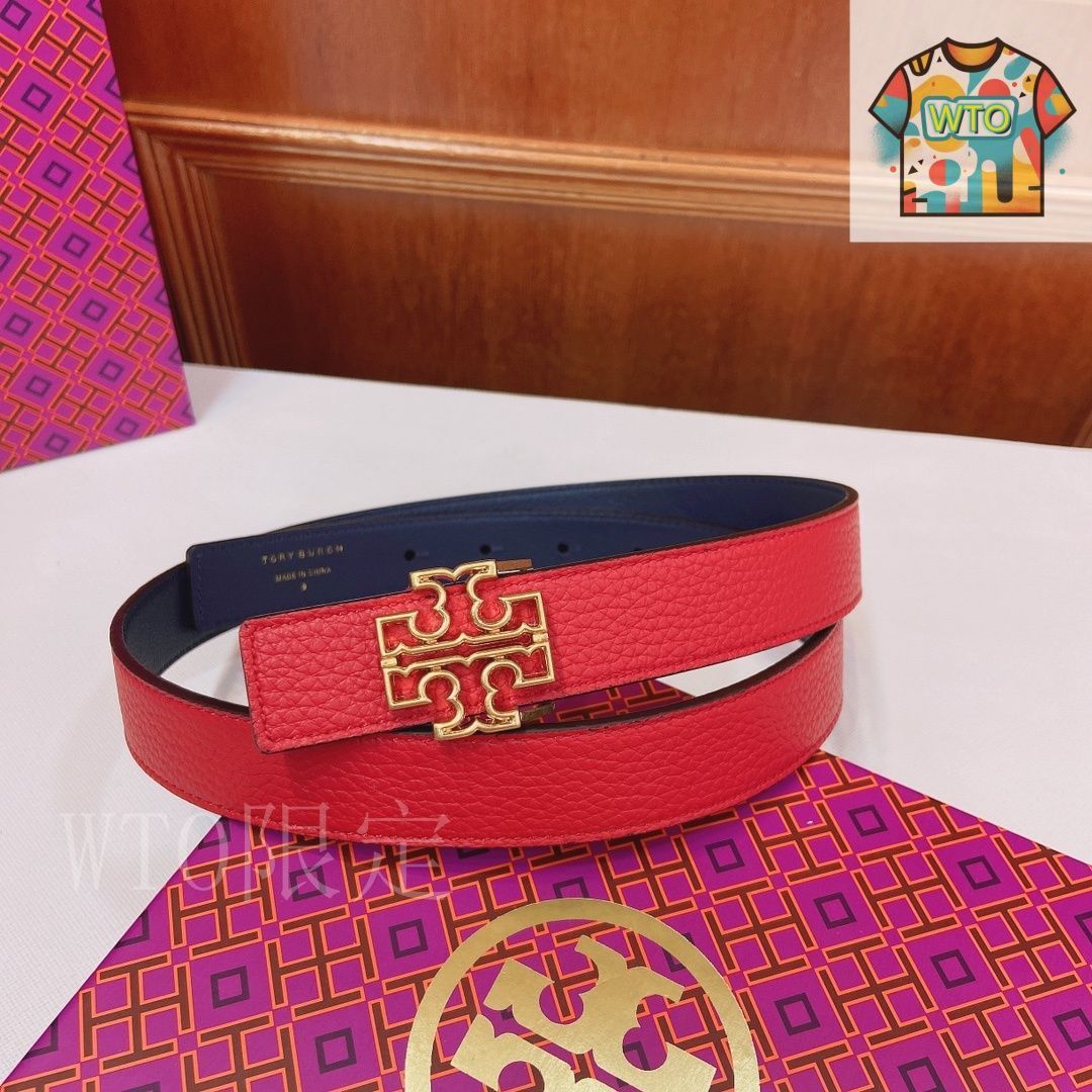  WTO通販 Tory Burch トリー バーチ ダブルフェイスベルト-WTO輸入-BKP 81 ベルト 小物