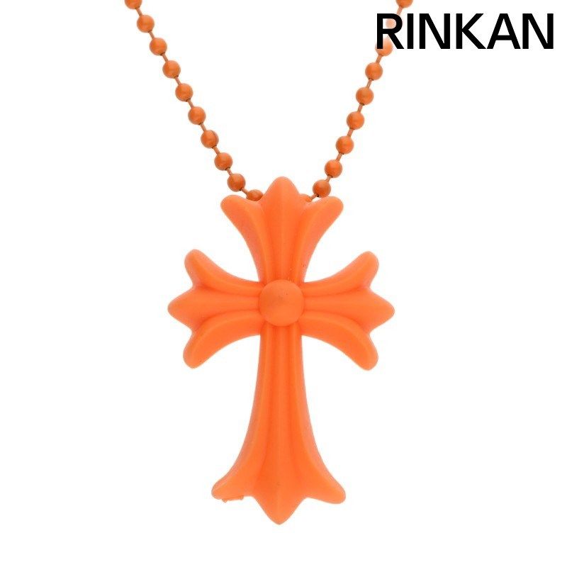 クロムハーツ　ラバーネックレス　限定　レア　CH クロス　リンカン　激安 クロムハーツ スモールCHクロス ネックレス ラバー 7.8g ブルー