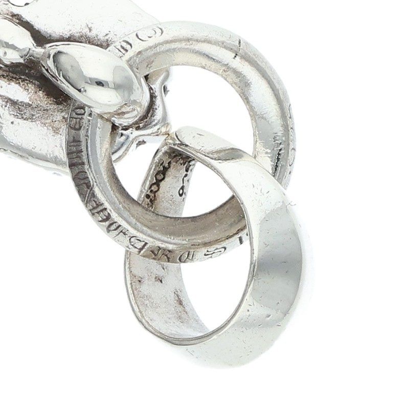  クロムハーツ FILIG CROSS XSM W BALE フィリグリークロスXSベイル wベイル シルバーネックレストップ メンズ ネックレス アクセサリー