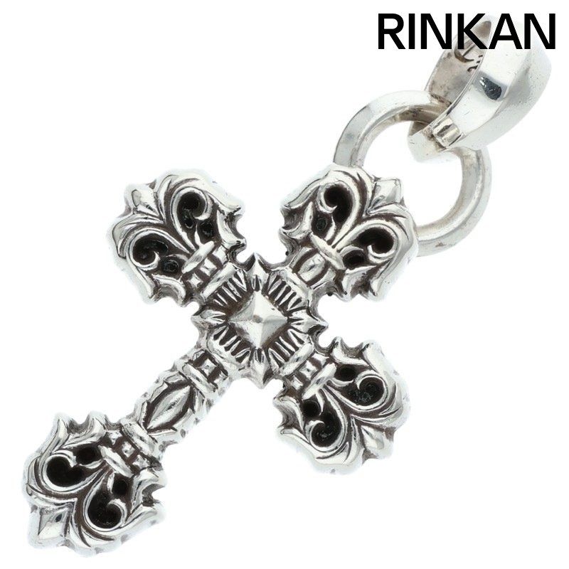 クロムハーツ FILIG CROSS-XSM W BALE フィリグリークロスXSベイル wベイル シルバーネックレストップ メンズ