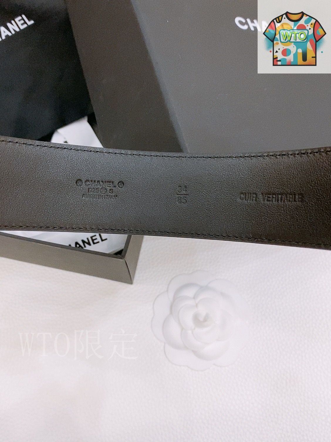  WTO通販 Chanel シャネル レザーベルト-WTO輸入-UYE 40 ベルト 小物