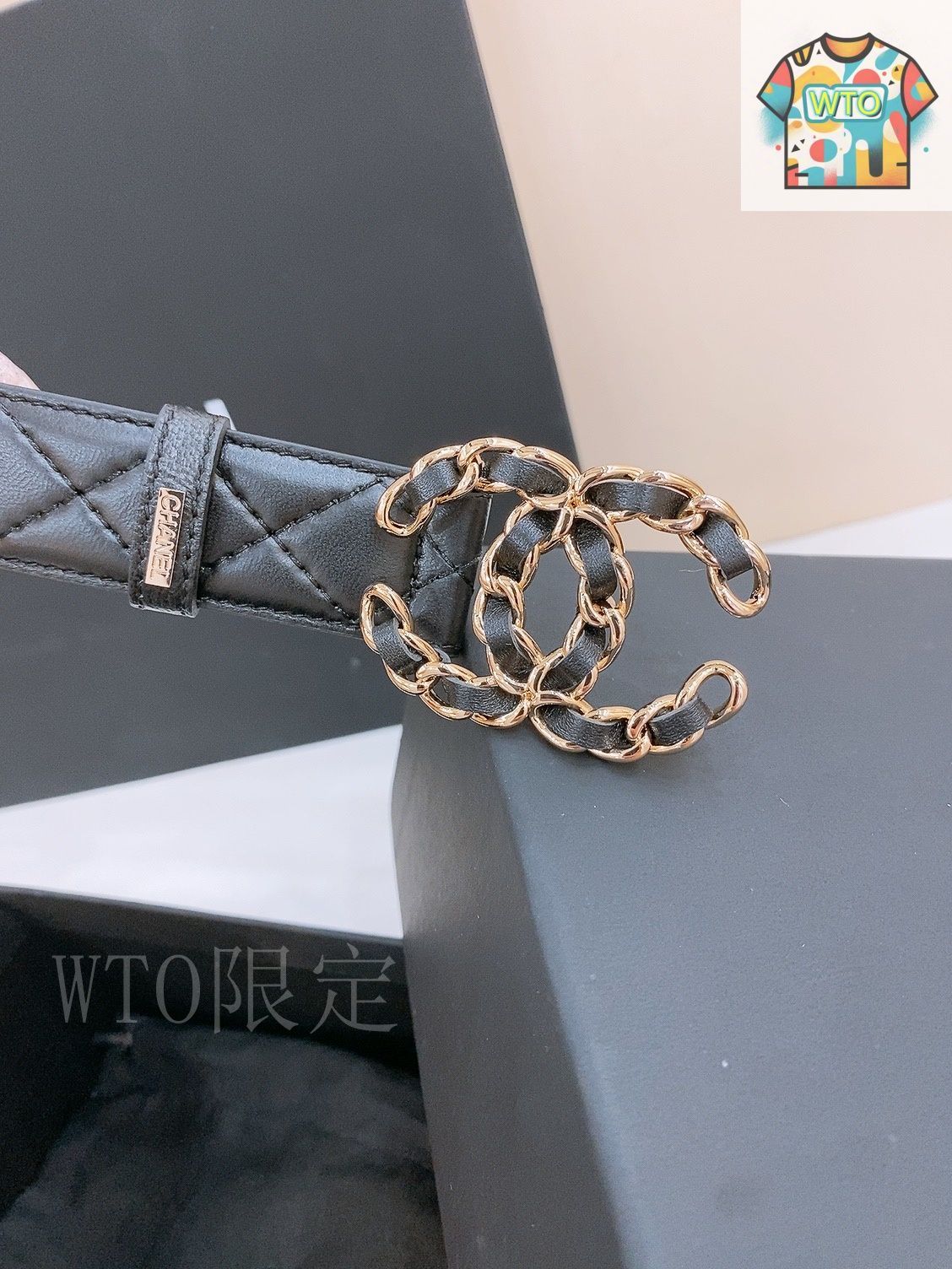 シャネル レザーベルト-WTO輸入-NQS