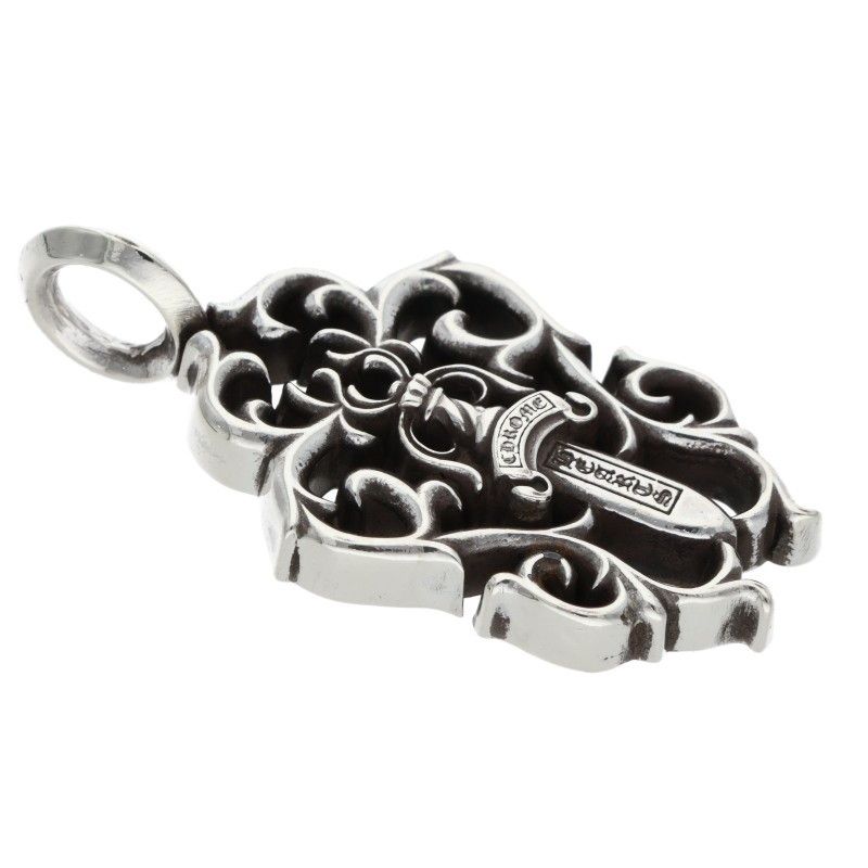 クロムハーツ VINE DAGGER ヴァインダガー シルバーネックレストップ メンズ MERCADOAVALIA_COM_BR
