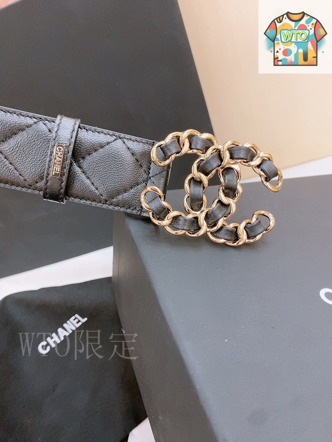 WTO通販 Chanel シャネル レザーベルト-WTO輸入-UYE 40