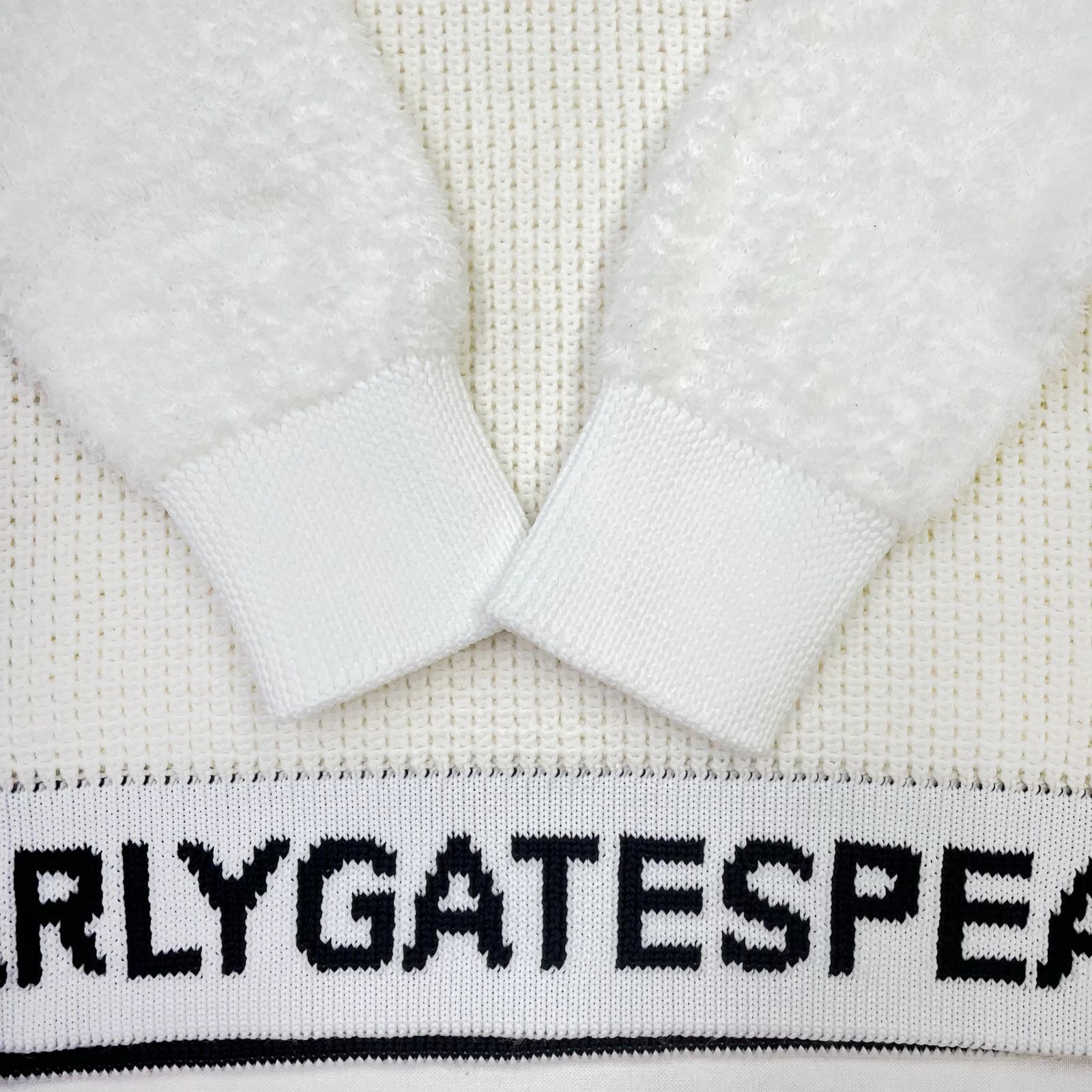 パーリーゲイツ ボアニット レディース ホワイト 中古 レディース