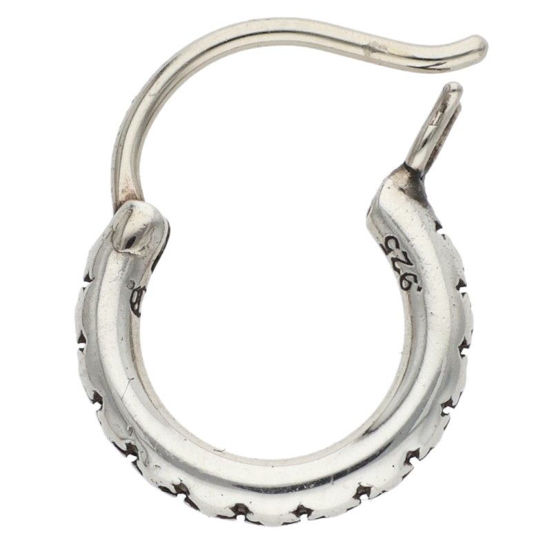 丁寧な クロムハーツ HOOP TFL SML フープシルバーピアス メンズ