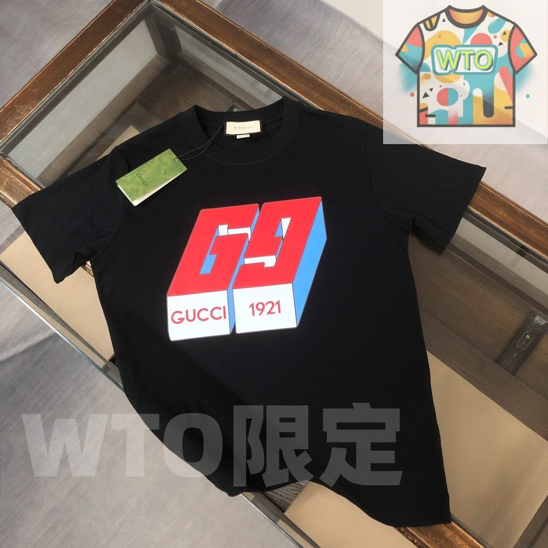 WTO通販 GUCCI クルーネックTシャツ - 高品質コットンで快適な着心地 -WTO輸入-TNU16