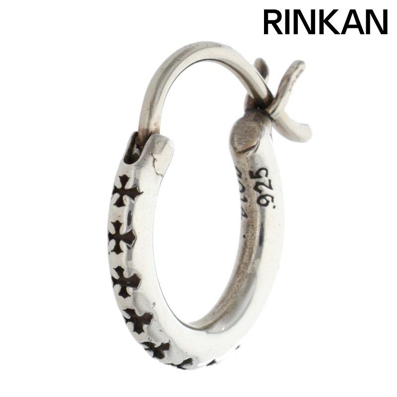 クロムハーツ HOOP TFL SML フープシルバーピアス メンズ