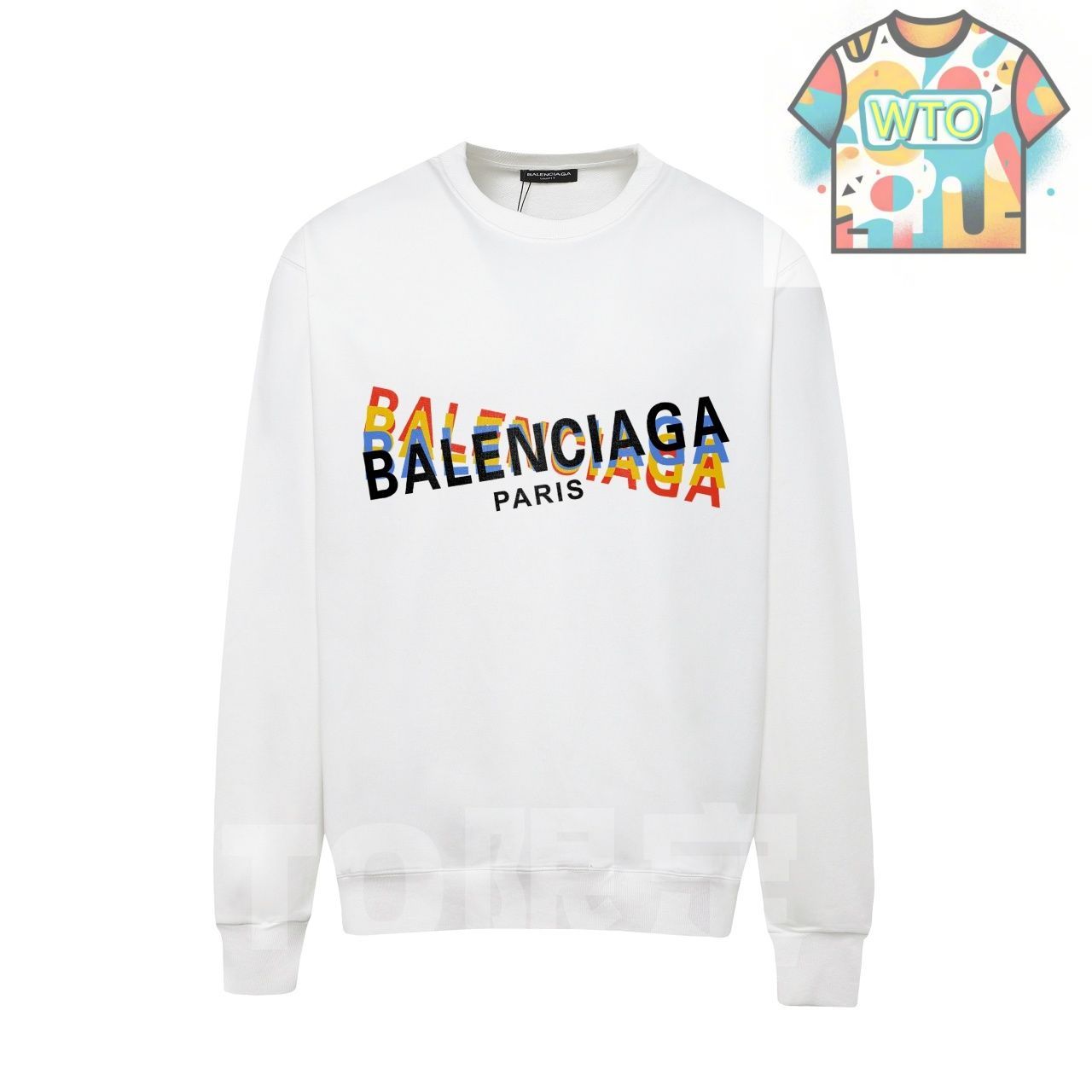 WTO通販 Balenciaga メンズ&レディース スウェットシャツ プリント 400g カタログ S-XL -WTO輸入-YKV78