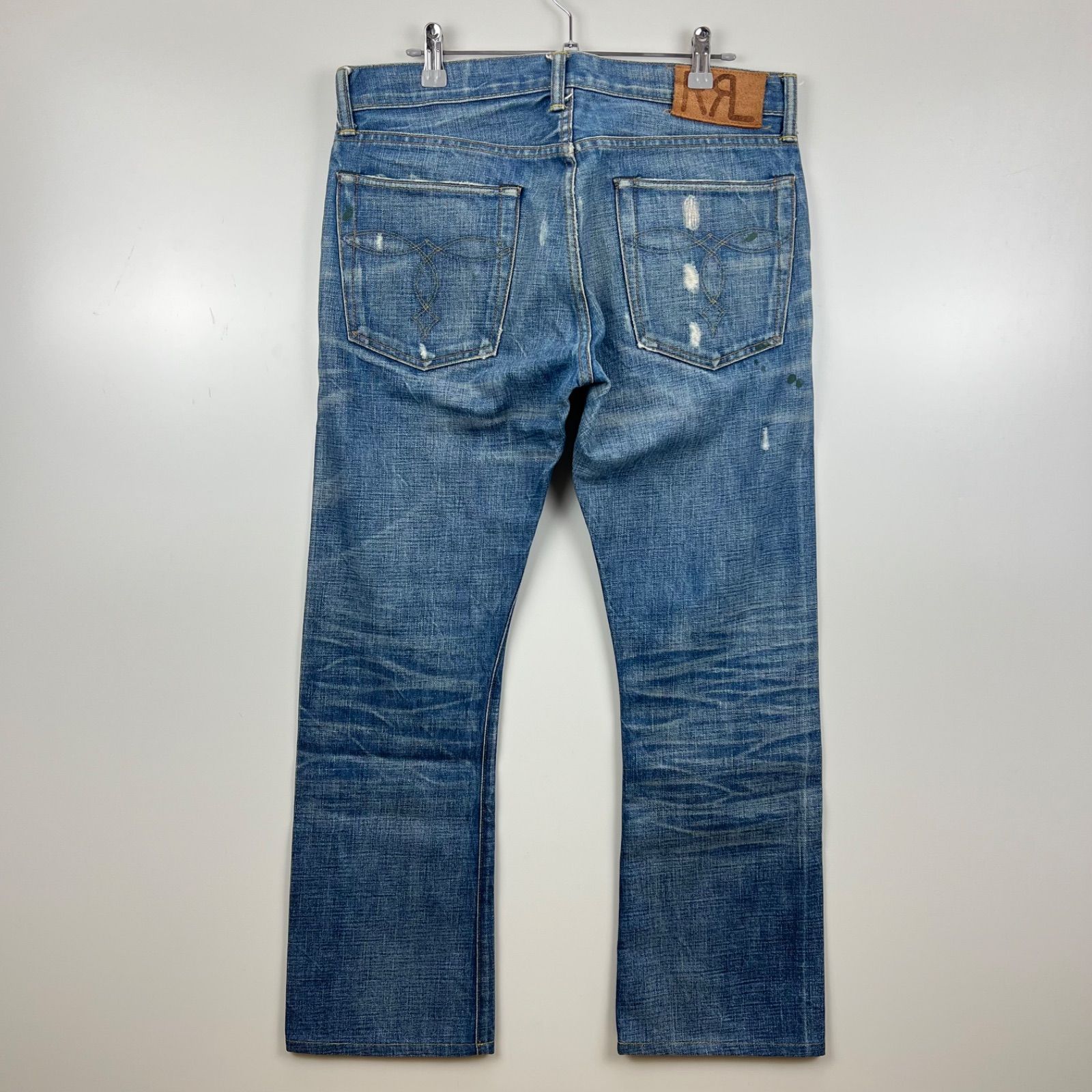 RRL Ralph Lauren USA SLIM BOOT CUT denim pants w31 ダブルアール 