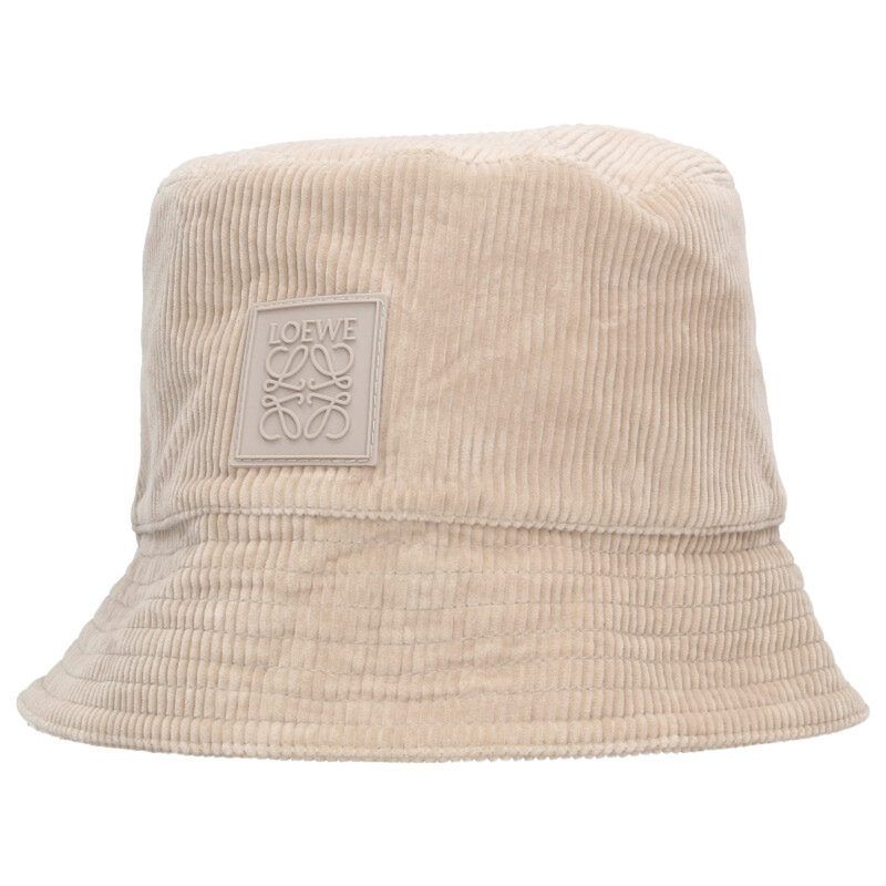 ロエベ K820HB1X65 ロゴパッチコーデュロイバケットハット メンズ 59