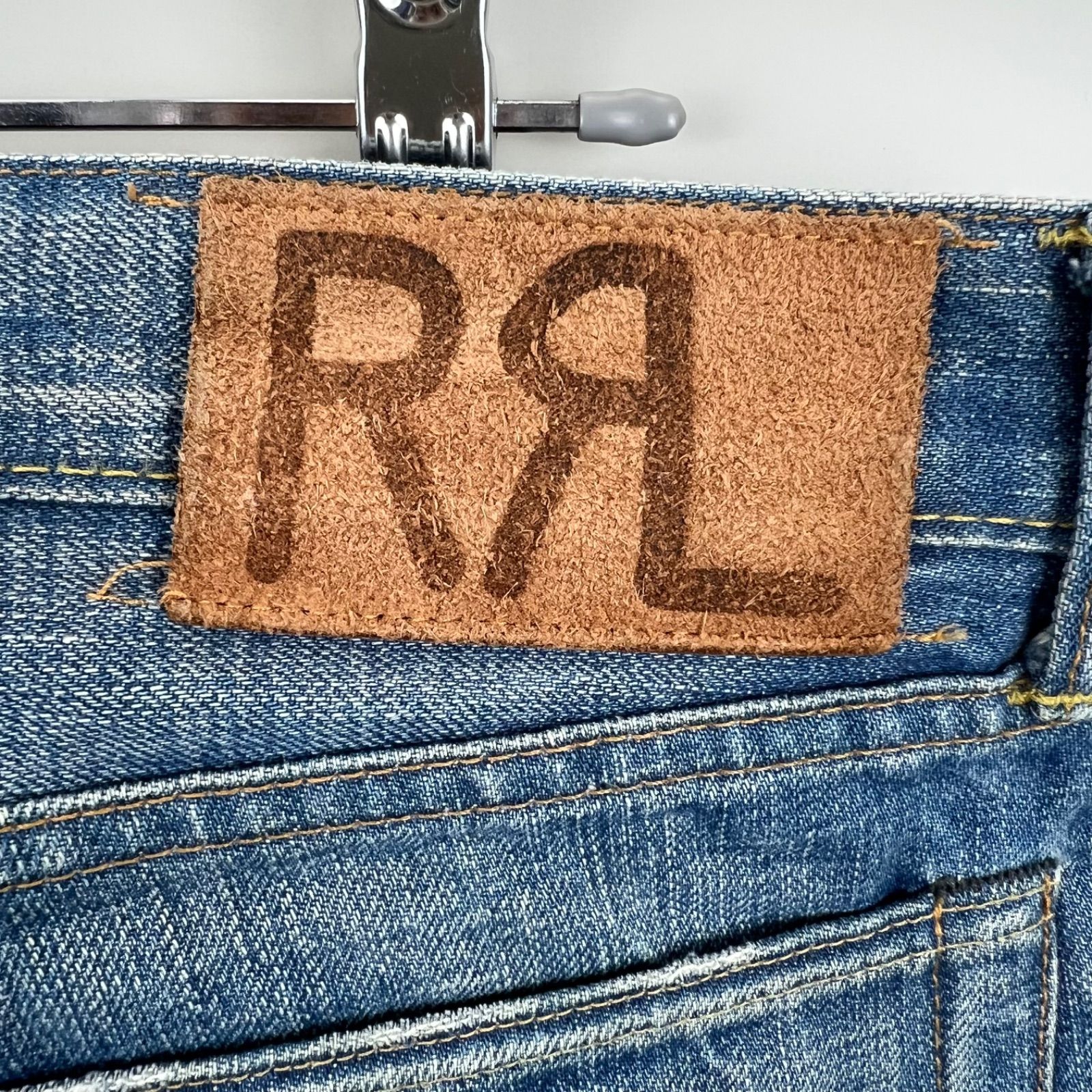 RRL Ralph Lauren USA SLIM BOOT CUT denim pants w31 ダブルアール 