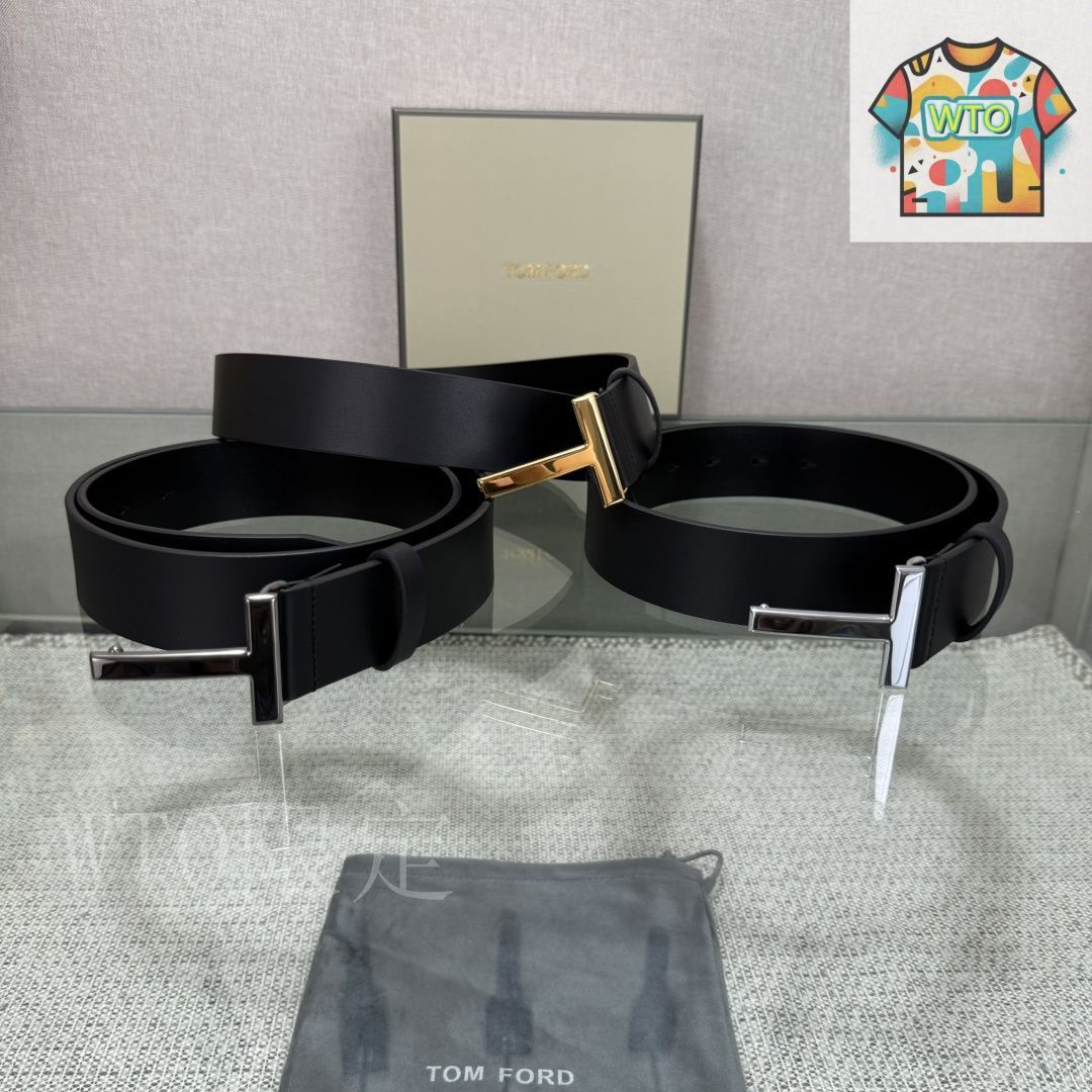 WTO通販 Tom Ford トムフォード ダブルフェイス トップレザー ベル-WTO輸入-VLV20