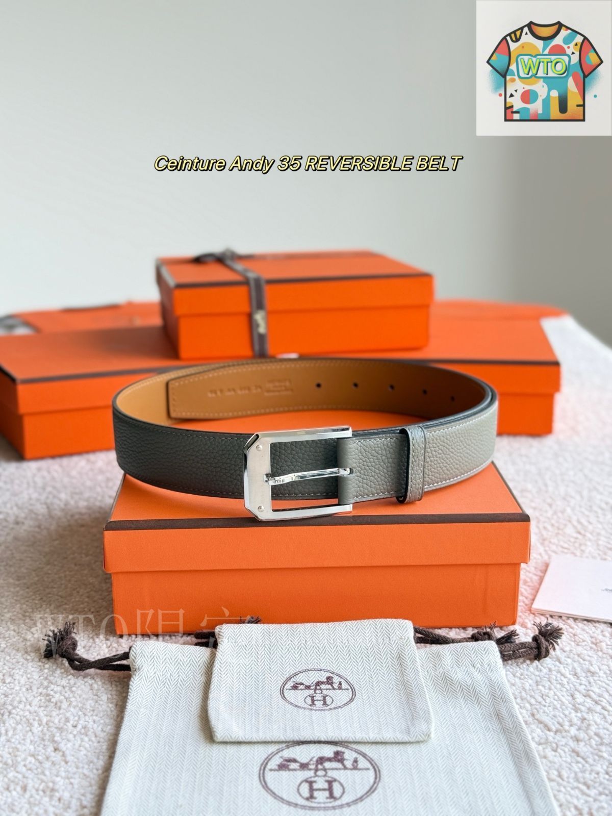 WTO通販 Ceinture Andy センチュール アンディ 35mm ベルト-WTO輸入-HKV52