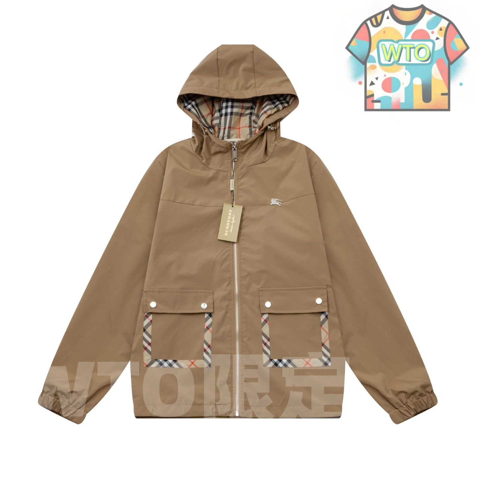 WTO通販 BURBERRY メンズ フーディー ホース刺繍 3色展開 M-4XL -WTO輸入-DKJ69