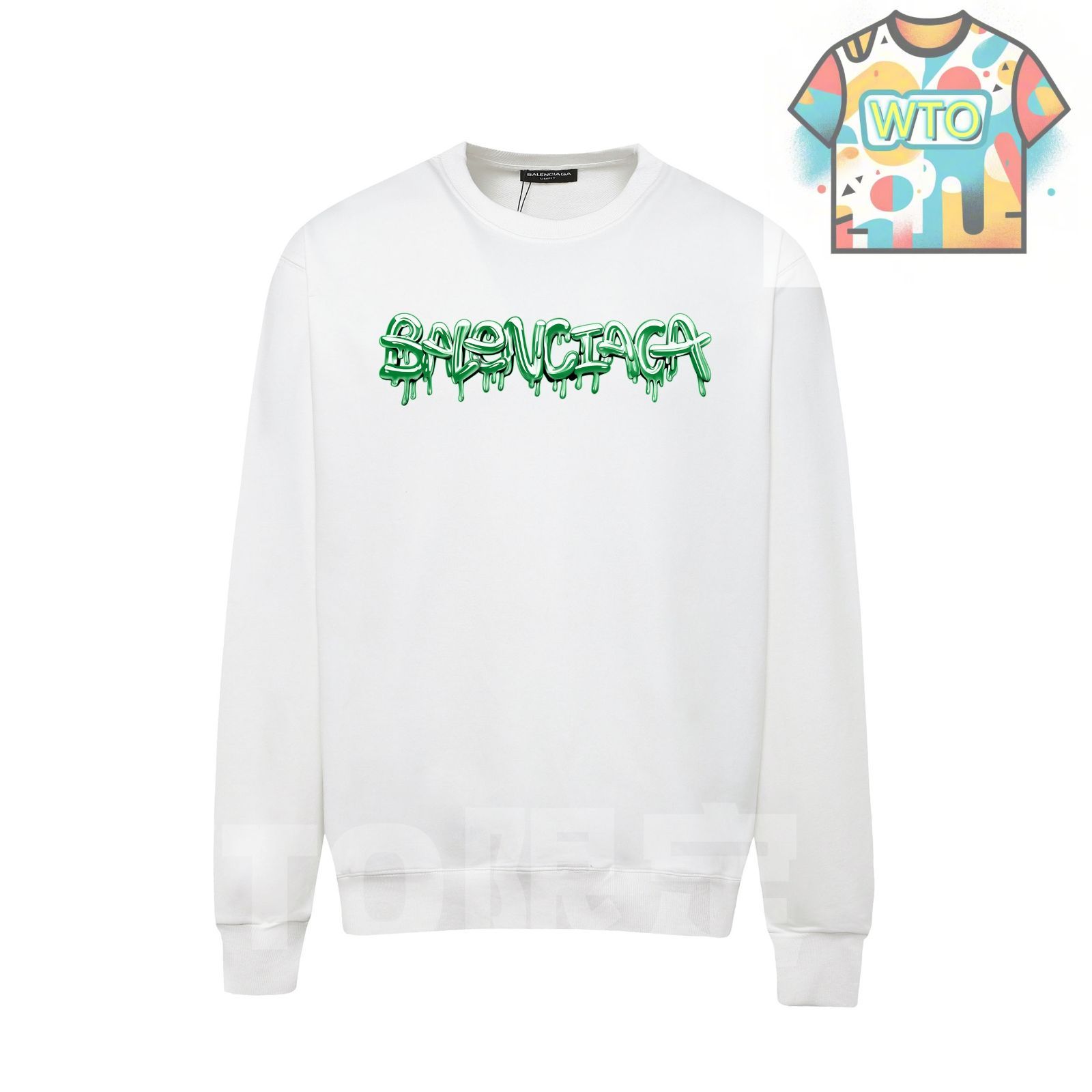 WTO通販 Balenciaga メンズ＆レディース スウェットシャツ プリント 400g カタログ S-XL -WTO輸入-VYA03