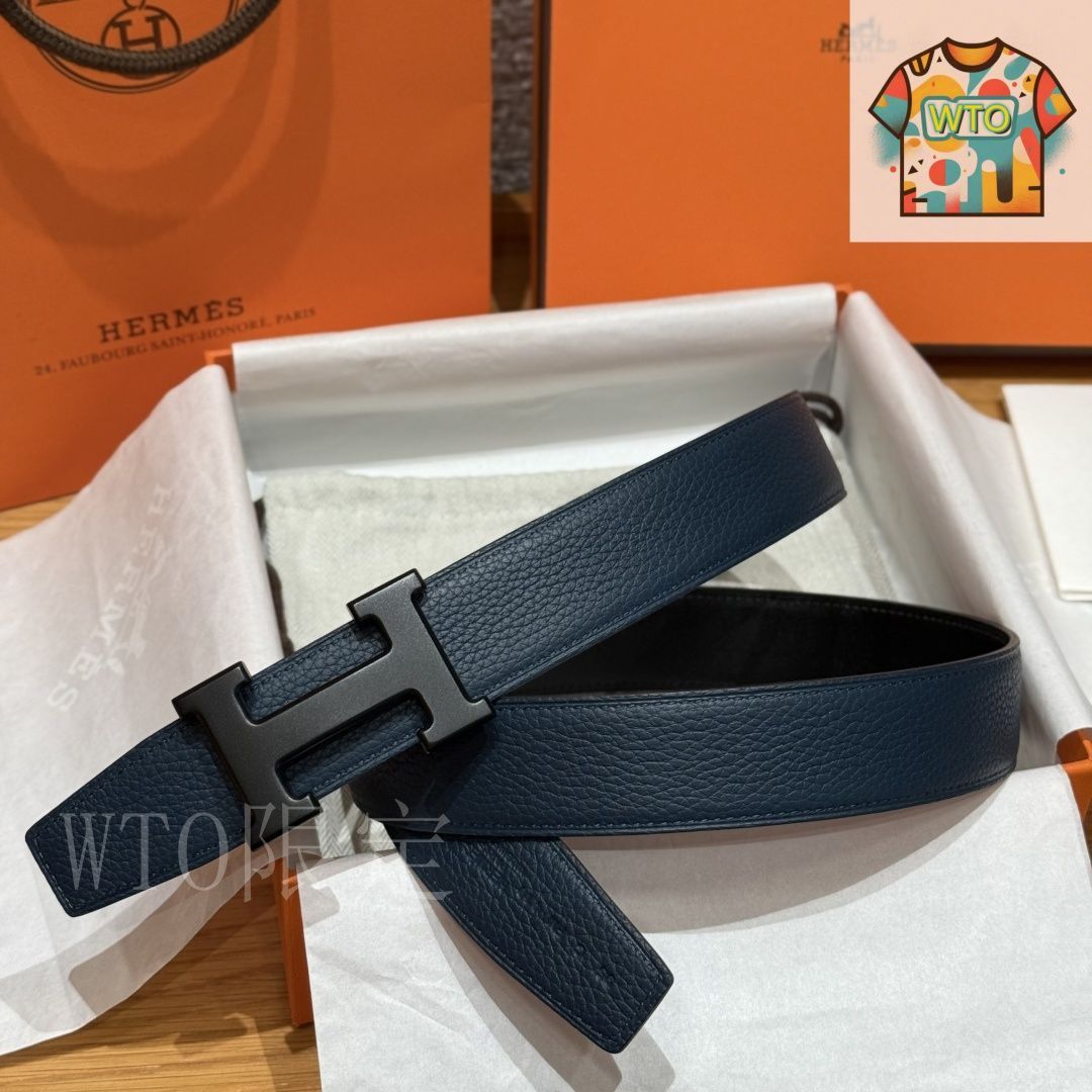 WTO通販 Herm s エルメス メンズレザーベルト-WTO輸入-XOK70