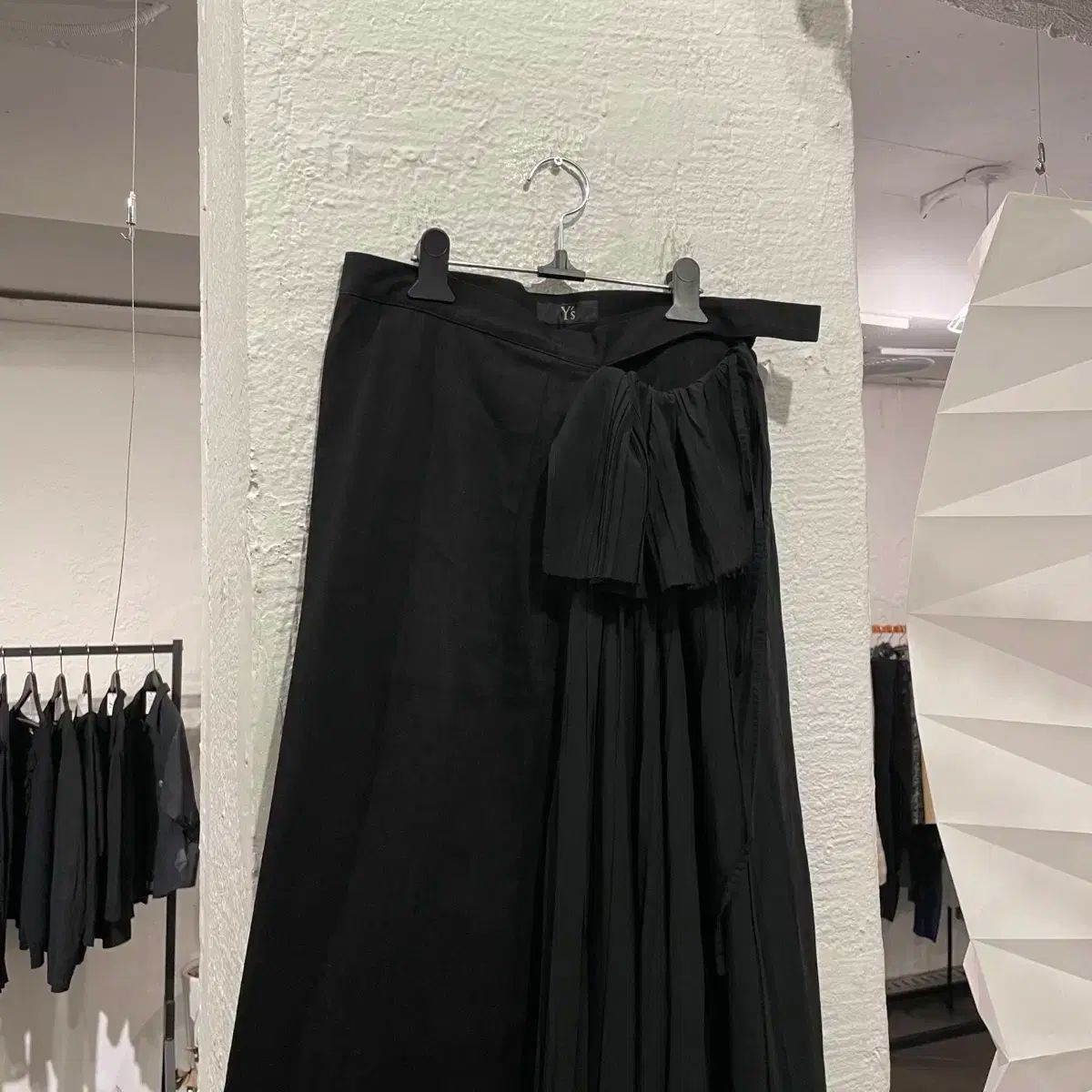 YOHJI YAMAMOTO ヨウジヤマモト レース レイヤード デニム スカート