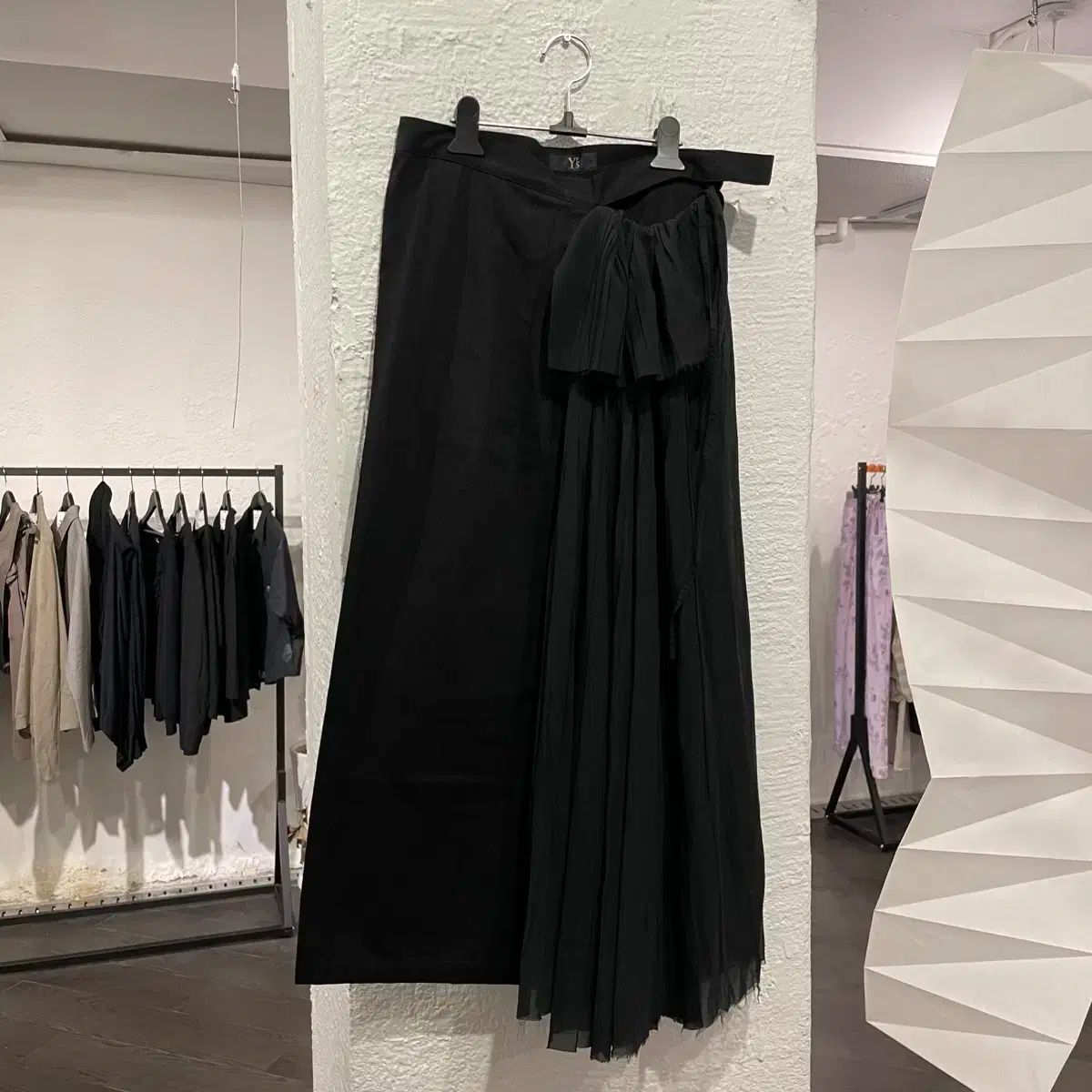 YOHJI YAMAMOTO ヨウジヤマモト レース レイヤード デニム スカート