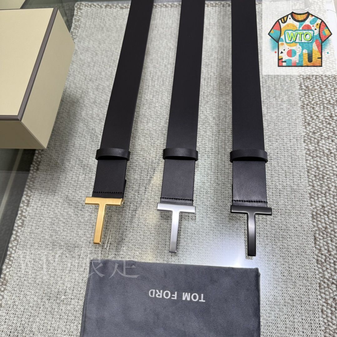 WTO通販 Tom Ford トムフォード ダブルフェイス トップレザー ベルト WTO輸入 QWC 22