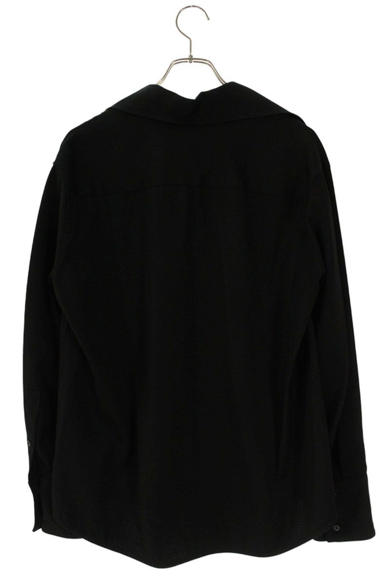  ジルサンダー ウールギャバジン長袖シャツ レディース 34 長袖 シャツ ブラウス