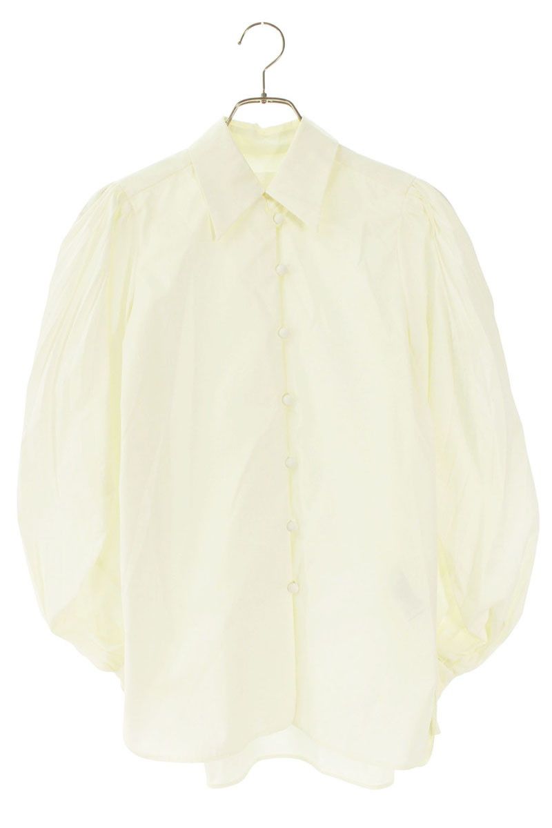 マメクロゴウチ MM22FW-SH041 ポリエステルカーブプリーツ長袖シャツ レディース 1