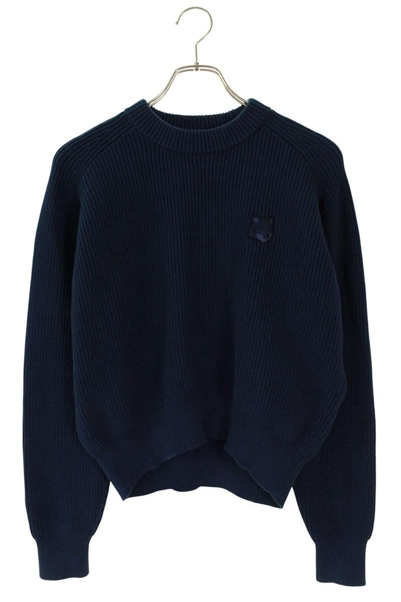 メゾンキツネ MW00806KT1098 フォックスパッチニット レディース XS