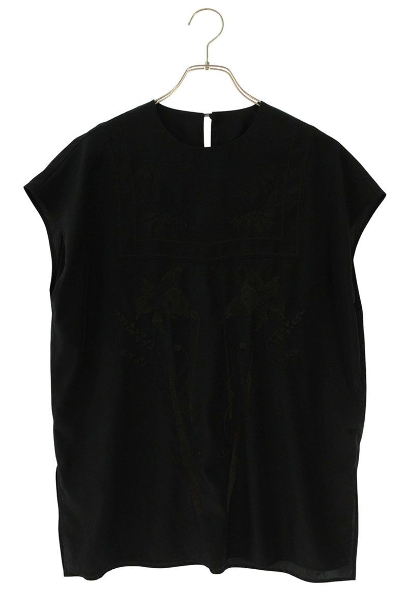 マメクロゴウチ MM21PS-SH714 刺繍チュニックブラウス レディース 1