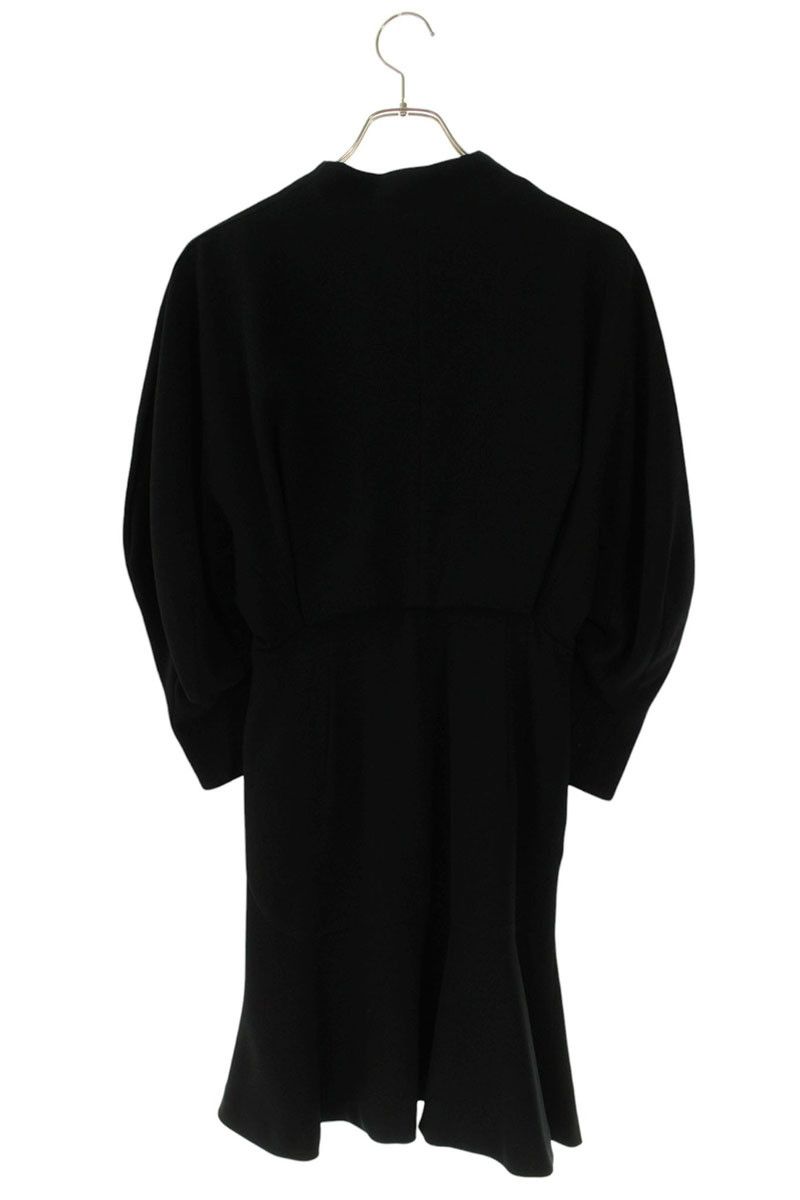  マメクロゴウチ MM 20 FW-DR 032 ボリュームスリーブワンピース レディース 1 長袖 七分袖 ひざ丈ワンピース