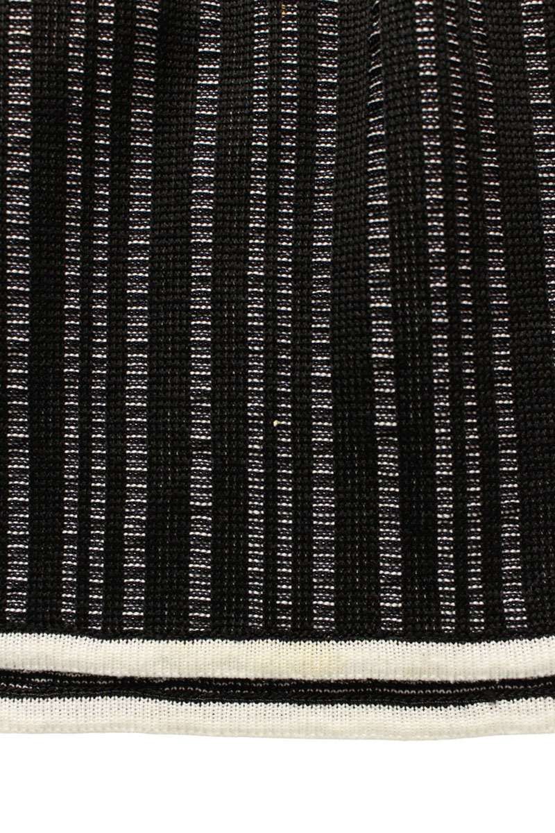 マメクロゴウチ 20FW MM20FW-KN068 フローラルチェックニットベスト