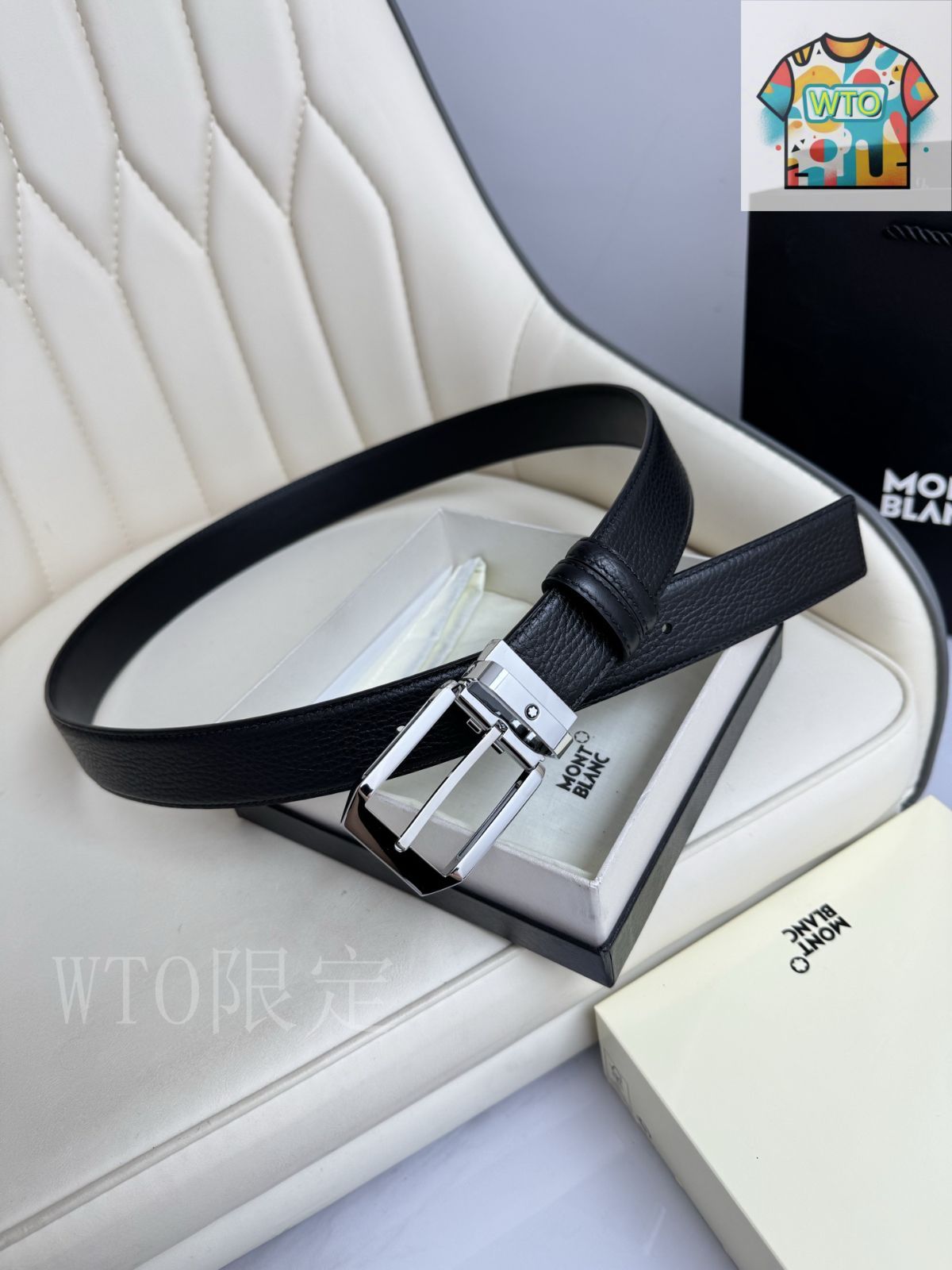 WTO通販 Montblanc モンブラン レザーベルト-WTO輸入-JMC18