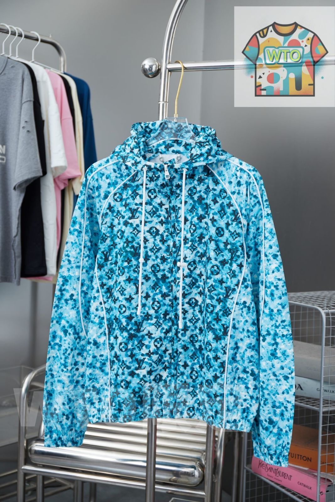 WTO通販 Louis Vuitton 2025FW メンズ＆レディース フーディー モノグラムプリント グリーン S-XL -WTO輸入-QXY78