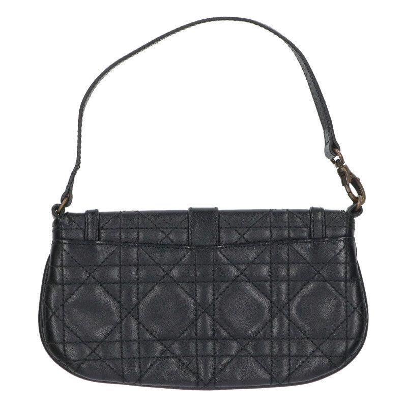 【あす楽】 クリスチャンディオール カナージュレザーミニハンドバッグ レディース