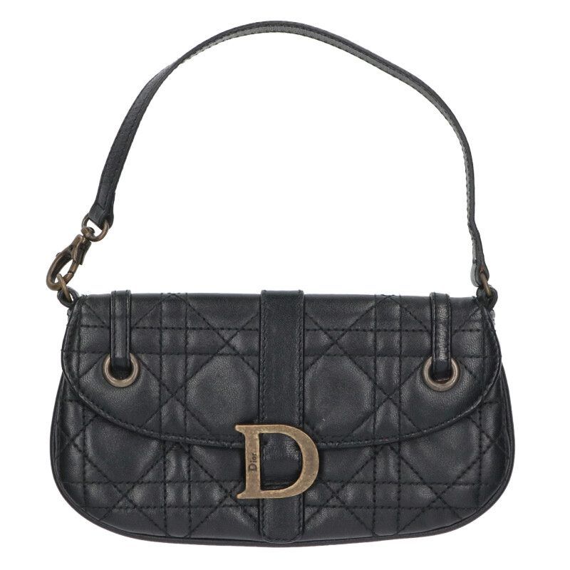 クリスチャンディオール カナージュレザーミニハンドバッグ レディース