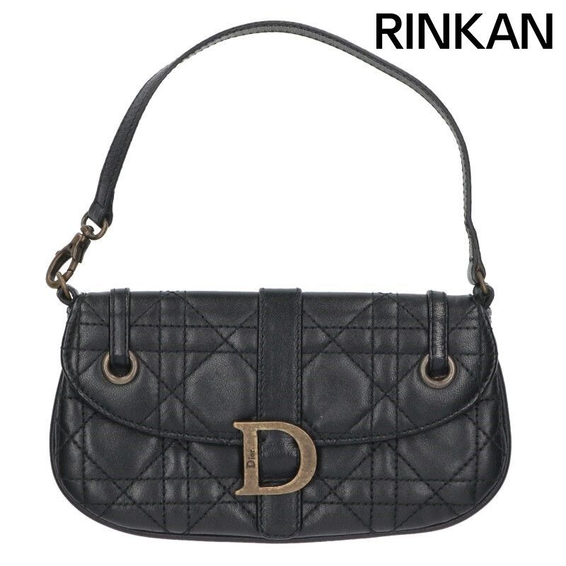 クリスチャンディオール カナージュレザーミニハンドバッグ レディース