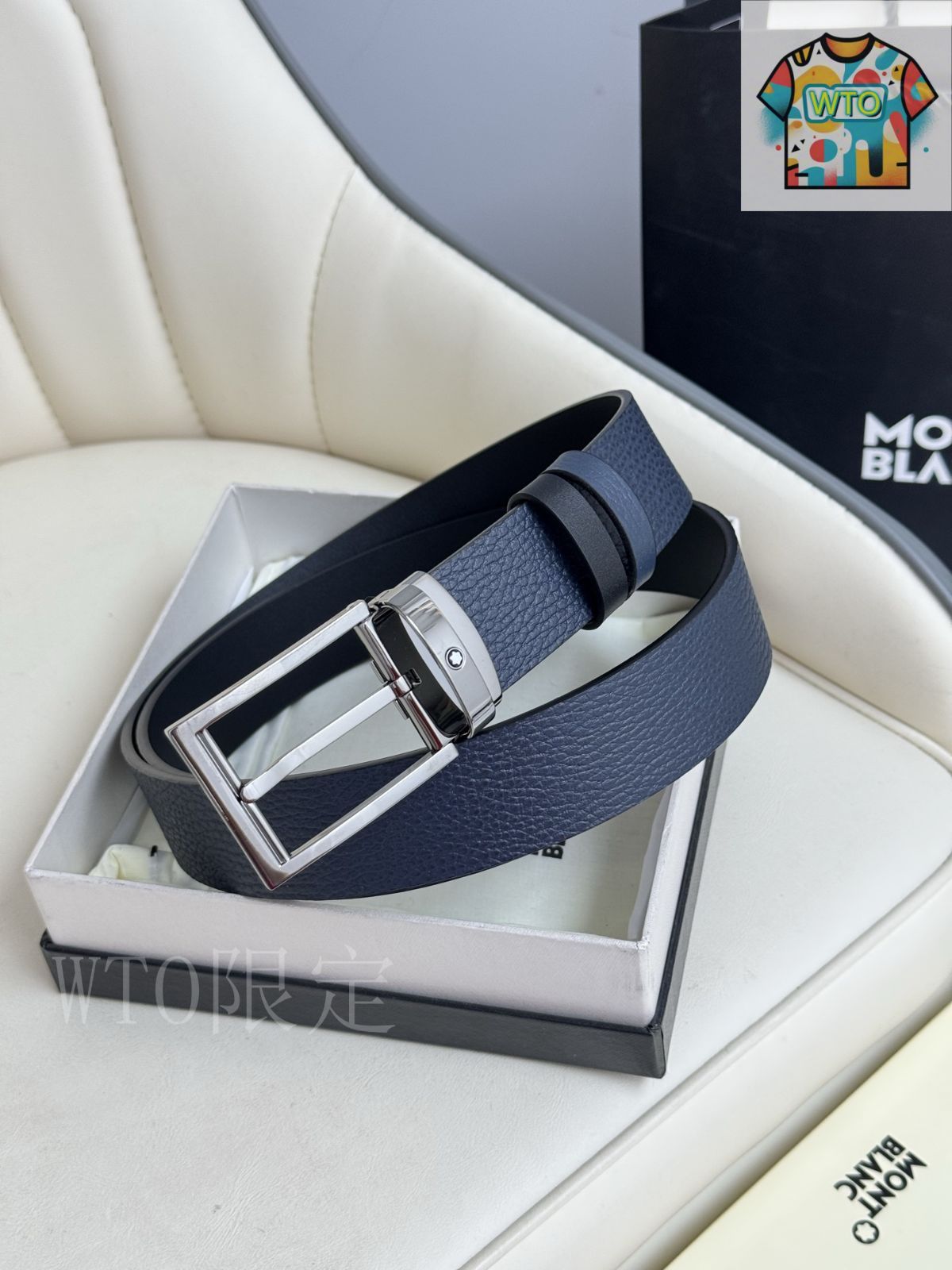 WTO通販 Montblanc モンブラン レザーベルト-WTO輸入-YQQ92