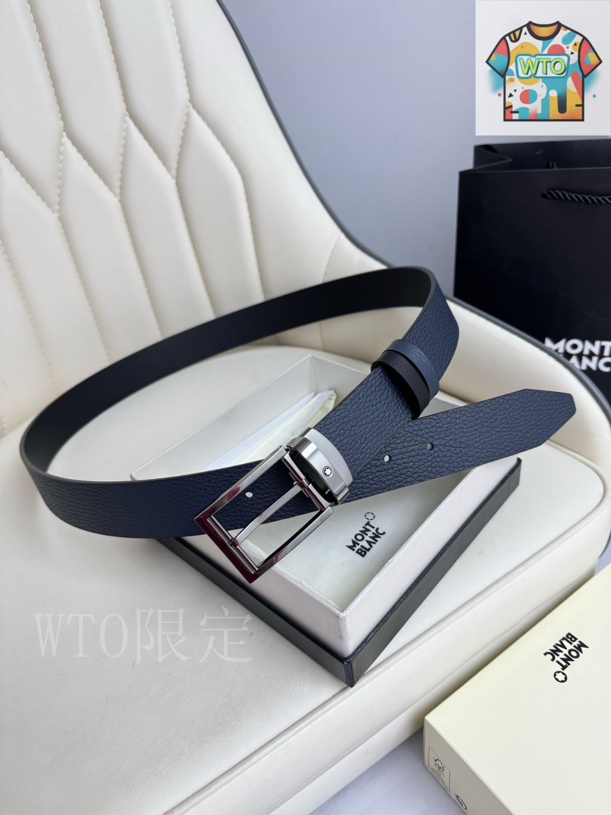 WTO通販 Montblanc モンブラン レザーベルト-WTO輸入-YQQ92