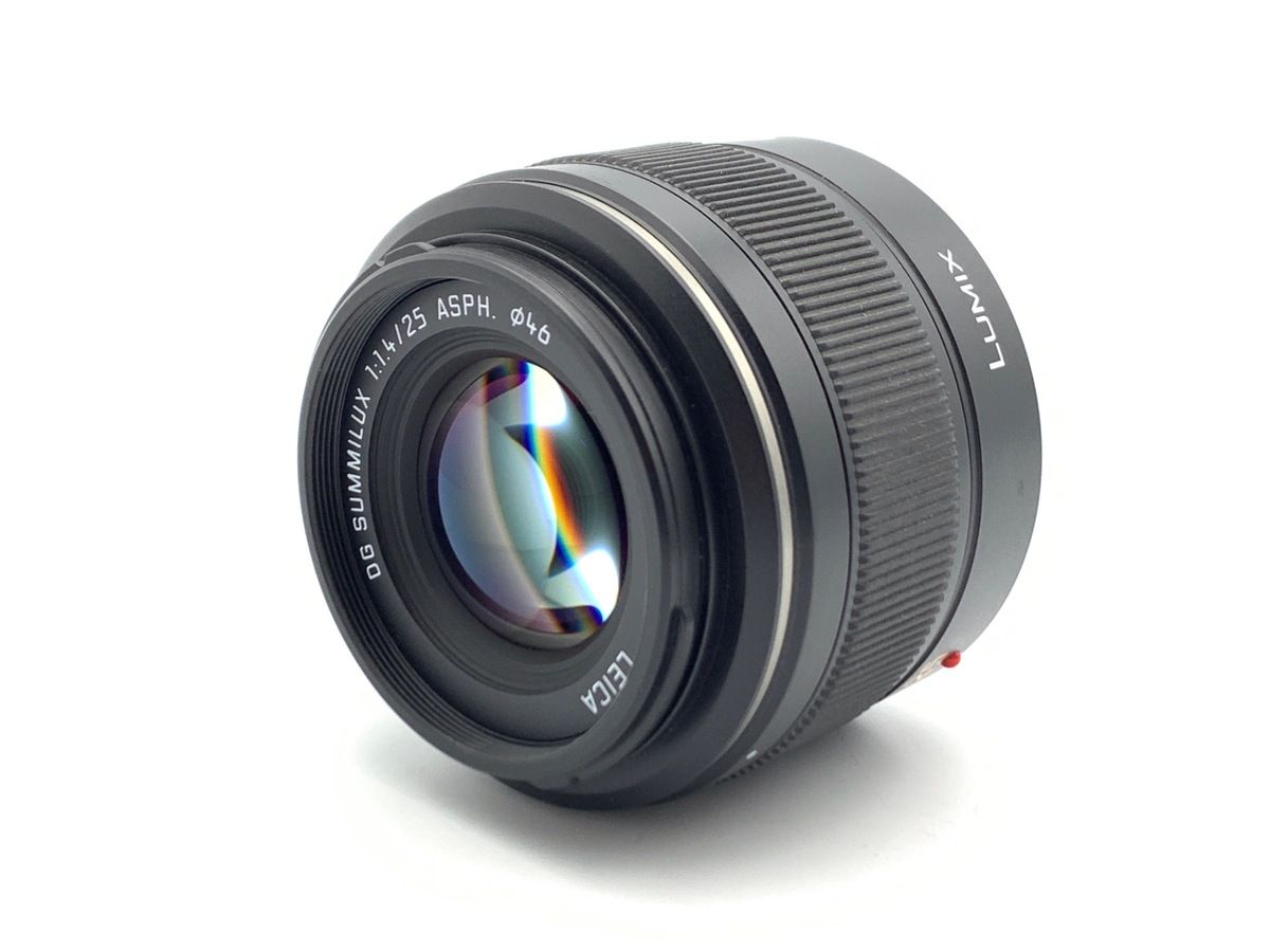 極美品】 Panasonic LEICA DG SUMMILUX 25mm F1.4 ASPH. ブラック H