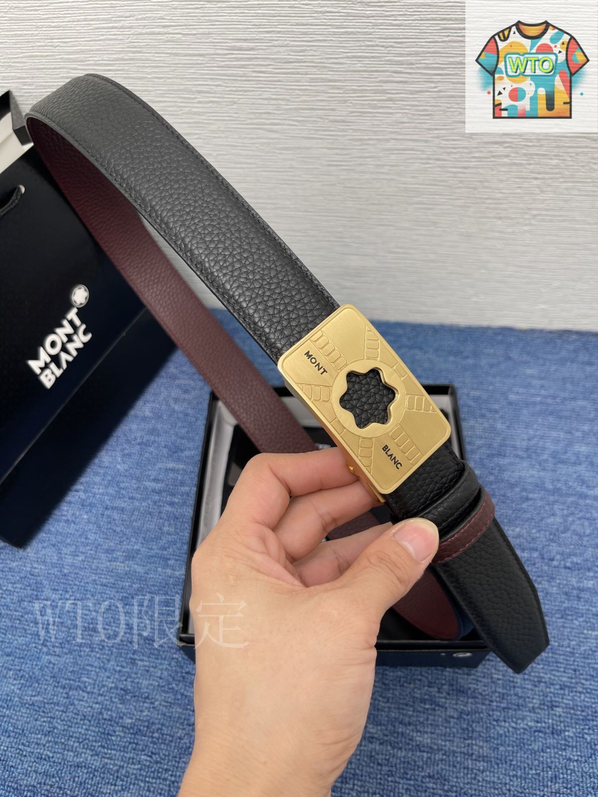 WTO通販 Montblanc モンブラン レザーベルト-WTO輸入-YRP01