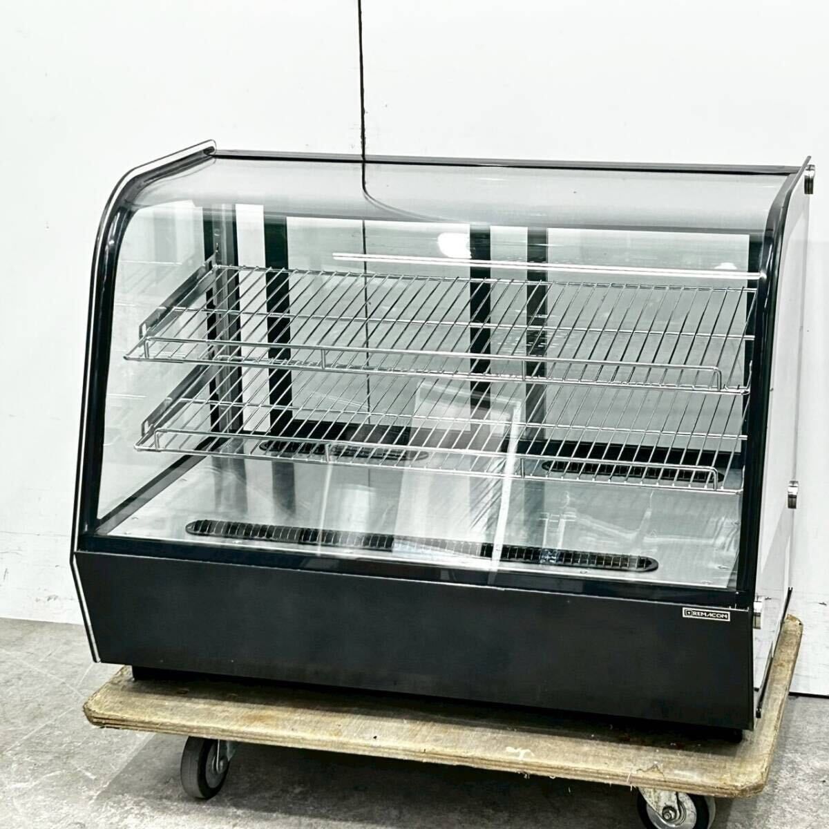 レマコム 卓上対面冷蔵ショーケース RCS-T90S2RB W880×D568×H686 冷蔵