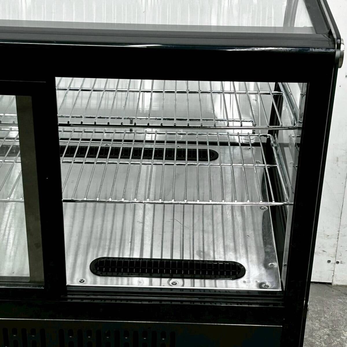 レマコム 卓上対面冷蔵ショーケース RCS-T90S2RB W880×D568×H686 冷蔵