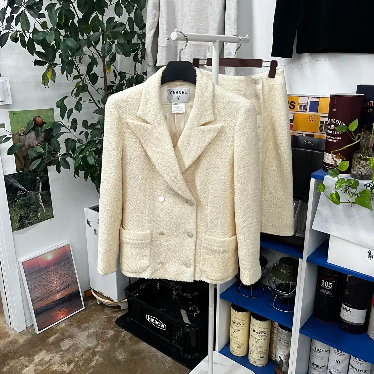 シャネル ツイード セットアップ 38 42