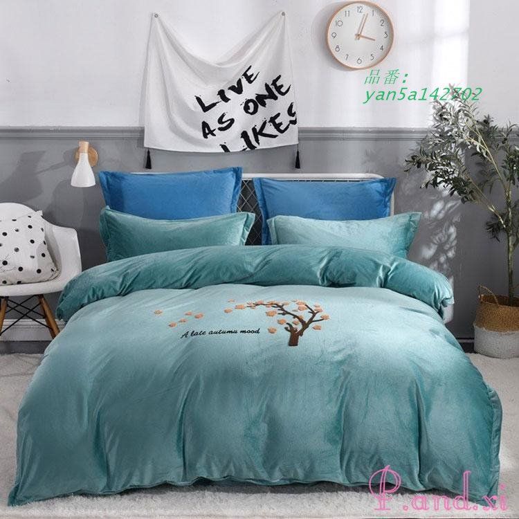 ベッド カバーセット シーツセット 布団カバー 敷き布団カバー 掛け布団カバー 柔らかい 寝具 シングル 枕カバー 4点セット 春夏秋冬 yan 5 a 142702