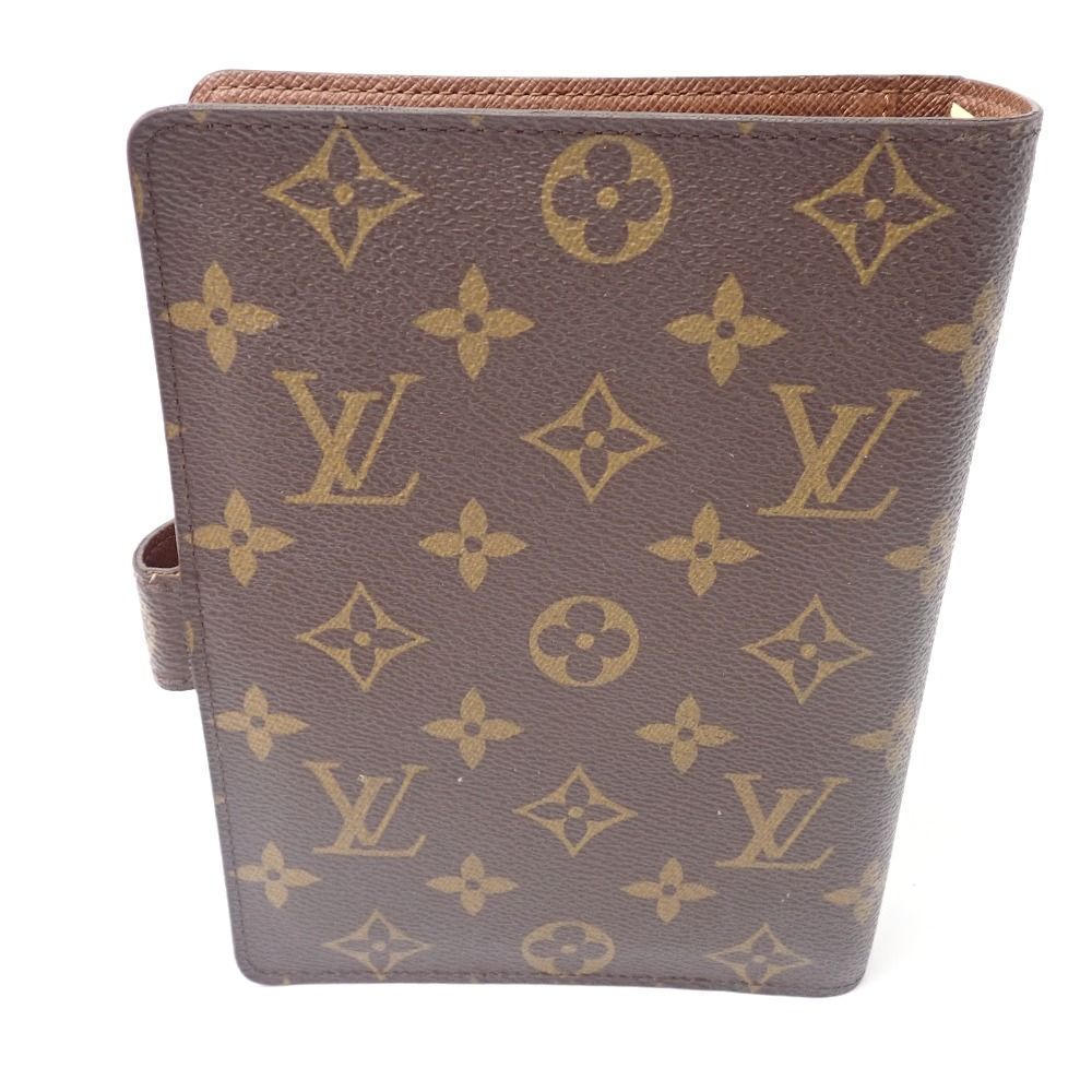 FtTh657191 ルイ ヴィトン 手帳カバー アジェンダMM モノグラム R20105 ブラウン メンズ LOUIS VUITTON