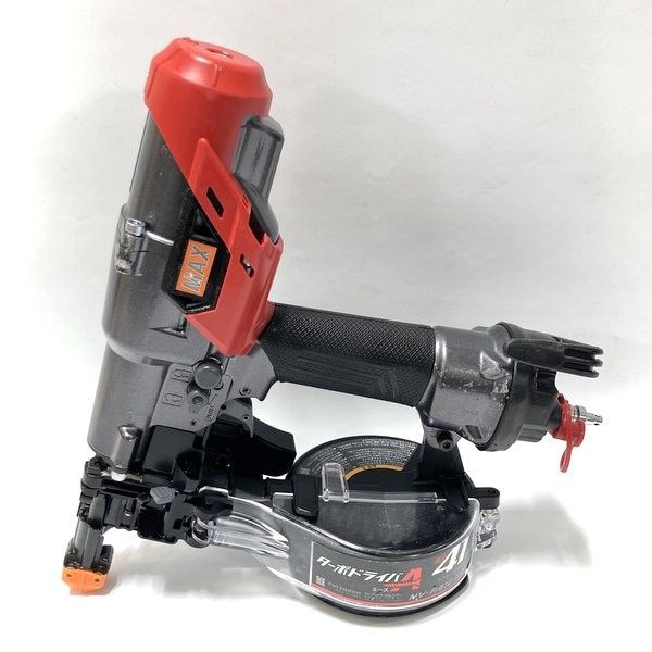 マックス MAX 41mm 高圧ねじ打機 ターボドライバ HV-R41G6 D -G クールグレー エア工具 エアーツール ビス打ち機 釘打機 ≡DT6830