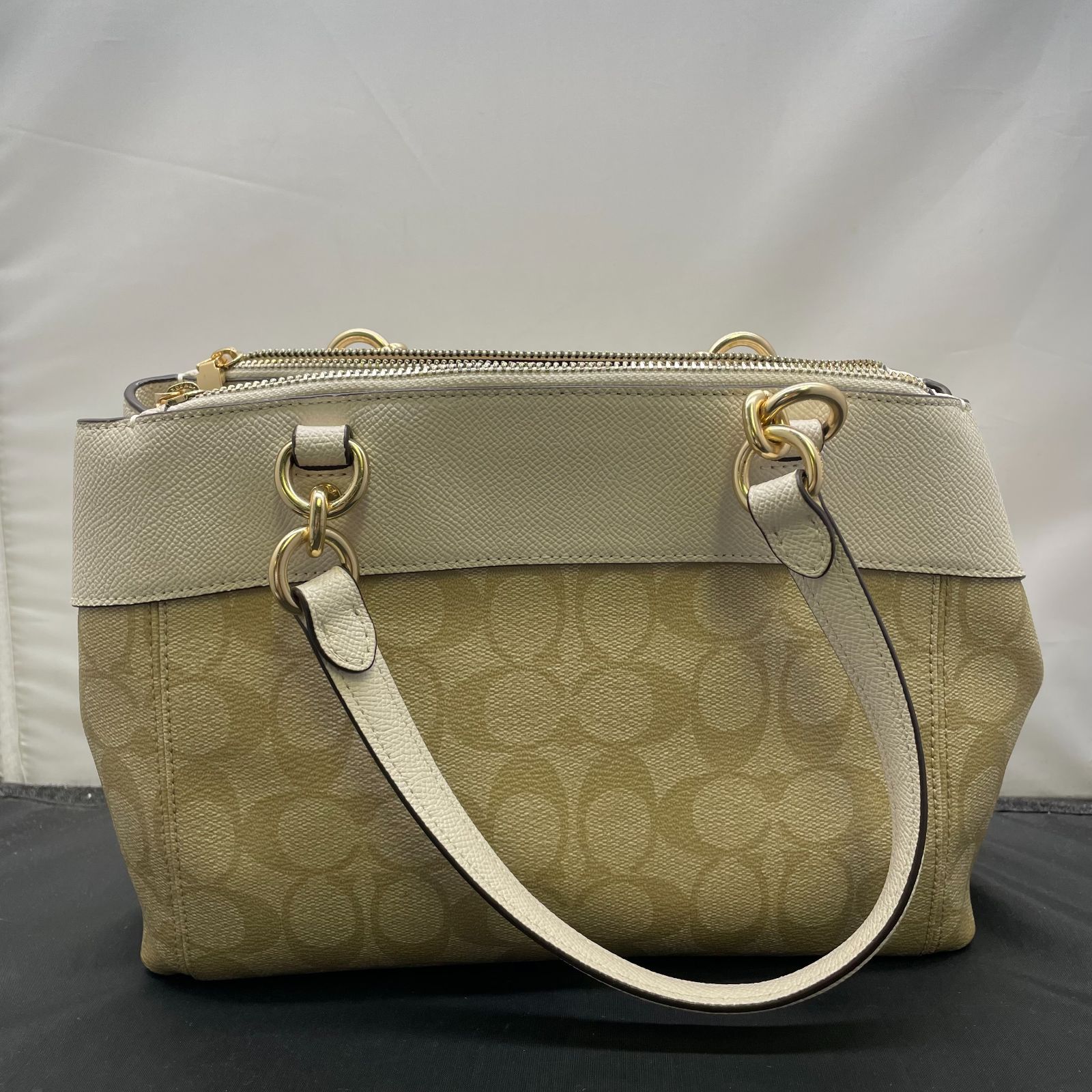 コーチ ハンドバッグ 2wayバッグ ベージュ ホワイト B25093378