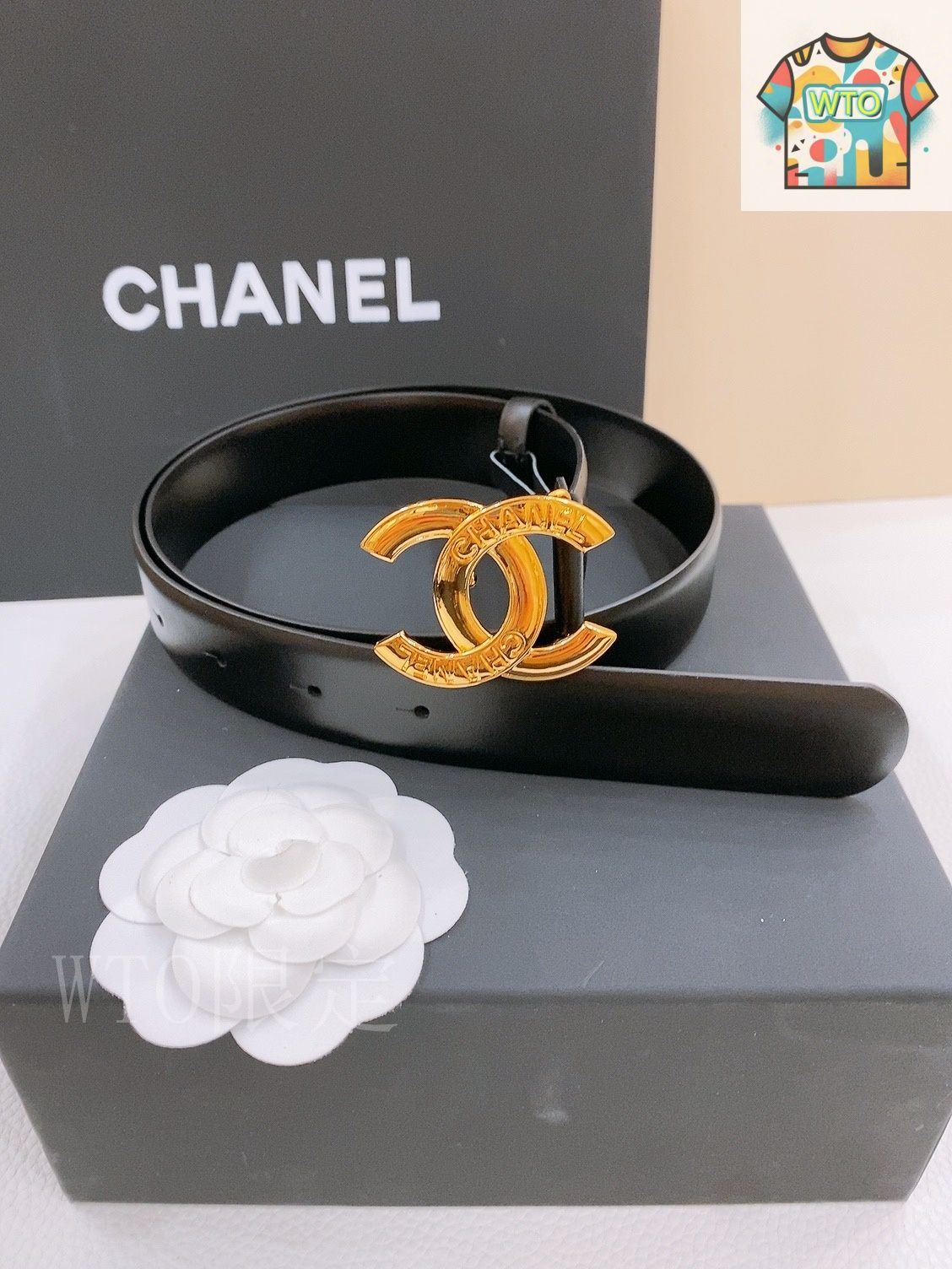 WTO通販 Chanel シャネル ダブル C ベルト-WTO輸入-HMX 32