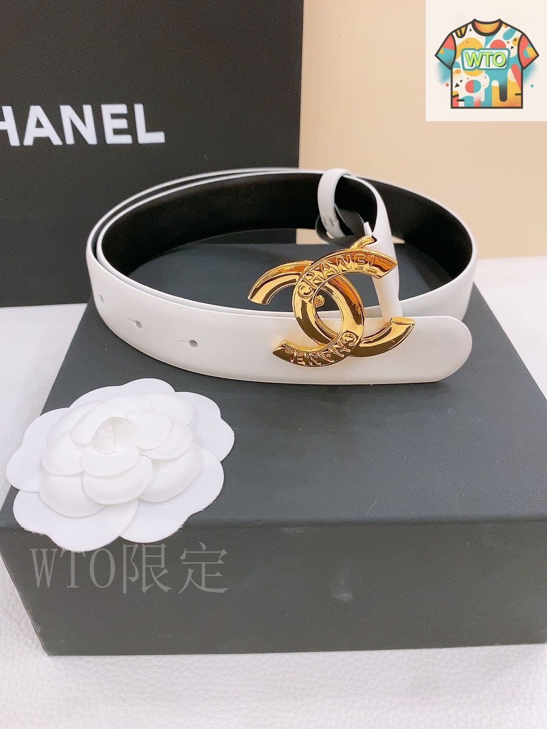 WTO通販 Chanel シャネル ダブル C ベルト-WTO輸入-RBI 97