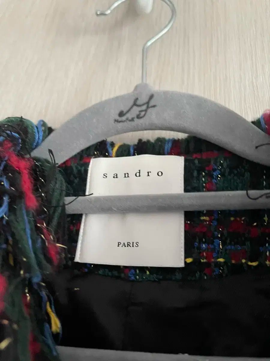 SANDRO サンドロ レディース ツイード マルチ ジャケット ブレザー