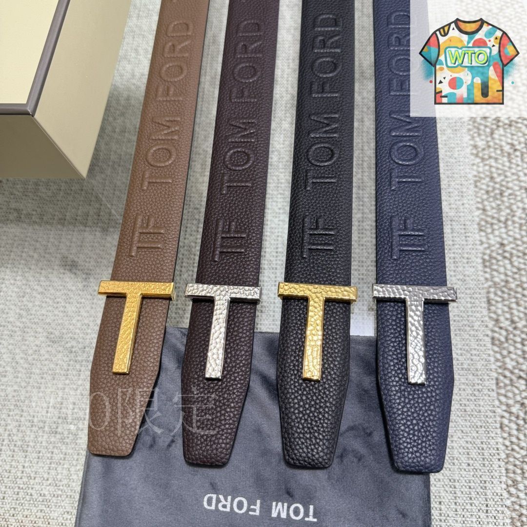 WTO通販 Tom Ford トムフォード ダブルフェイス ヘッドレイヤークォーターベルト-WTO輸入-YFF20